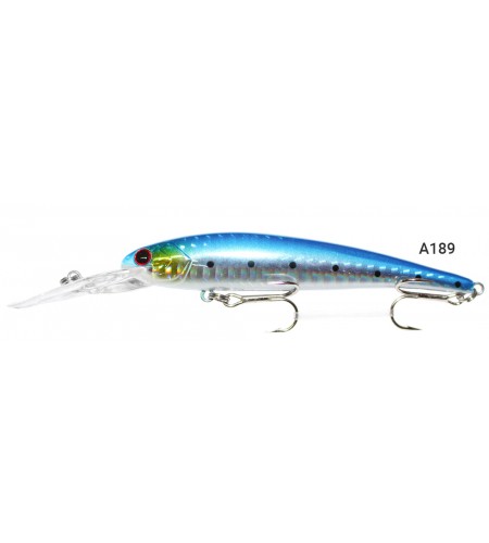 Artificiale Spinning LEVEL MINNOW (F) 53 MM 3,5 GR W-WAY COLORE BLUE A 189