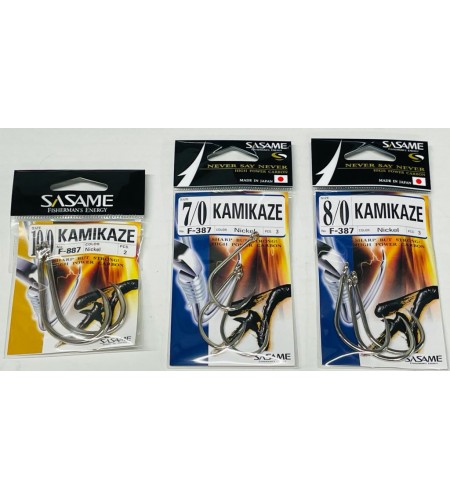 AMO SASAME KAMIKAZE F-387 DA TRAINA MISURA 8/0 NIKEL