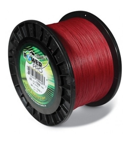 Power Pro Spectra mm 0,43 KG 48 LB 106 MT 1370 Colore Rosso 4 Fili