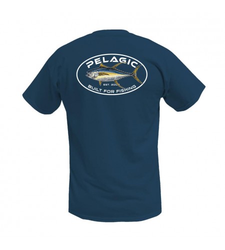 MAGLIA MANICA CORTA PELAGIC BUILT PREMIUM T-SHIRTT COLORE NAVY