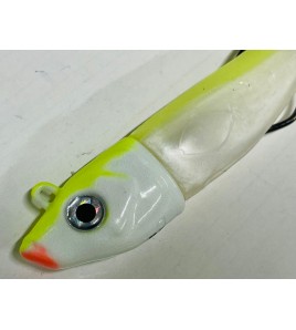 ARTIFICIALE SILICONE ZANZIBAR GR 160 COLORE BIANCO YELLOW GLOW