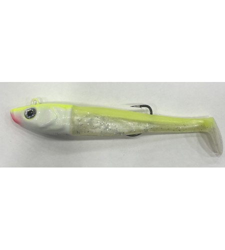 ARTIFICIALE SILICONE DENTON JLC GR 100 COLORE BIANCO YELLOW GLOW