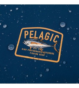 MAGLIA PELAGIC MANICA LUNGA AQUATEK GAME FISH LONG SLEEVE PERFORMANCE SHIRT NAVY