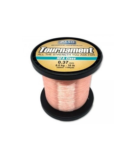 FILO PESCA ASSO TOURNAMENT I.G.F.A. 50 LB MM 70 METRI 1000 ROSA