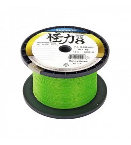 Trecciato Line Kairiki 8 3000m 0.35mm 39.5kg GREEN