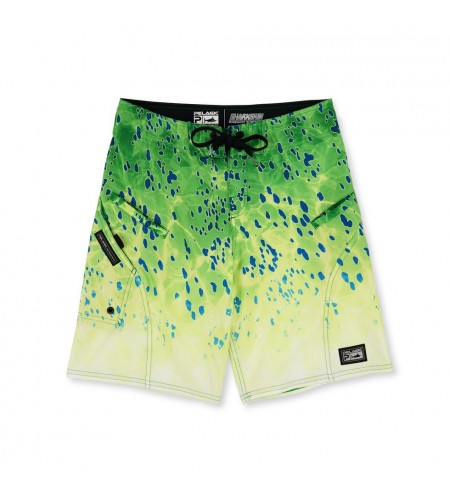 PANTALONCINO PELAGIC SHARKSKIN DORADO FISHING SHORTS GREEN