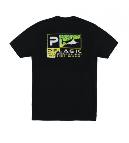 MAGLIA MANICA CORTA PELAGIC FLYING TORN ICON PREMIUM T-SHIRT BLACK