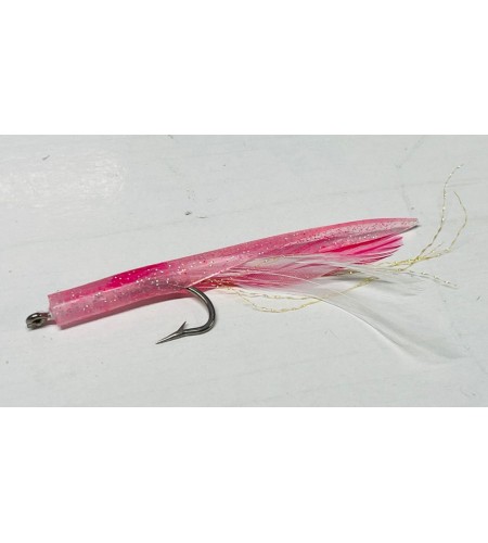 Artificiale Silicone Tuna Kona White Pink Cm 9