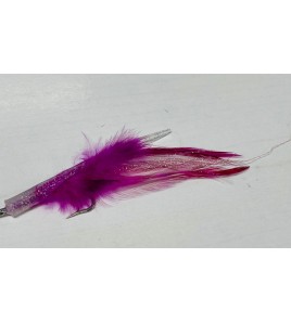 Artificiale Silicone Tuna Kona White Pink Purple Cm 9