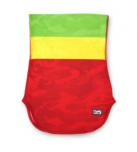 BANDANA PELAGIC SUNSHIELD FISHING NECK GAITER RASTA HEX