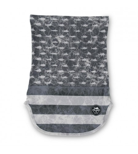 BANDANA PELAGIC SUNSHIELD FISHING NECK GAITER RASTA HEX