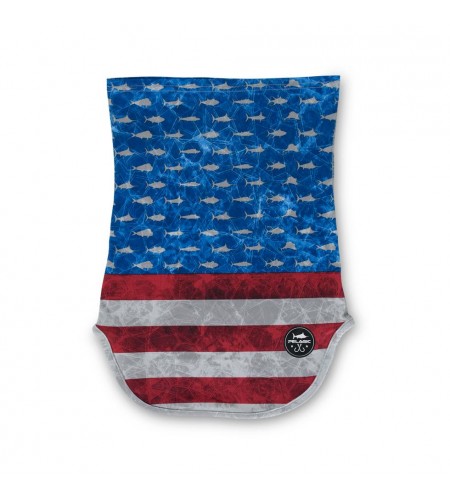 BANDANA PELAGIC SUNSHIELD FISHING NECK GAITER RASTA HEX