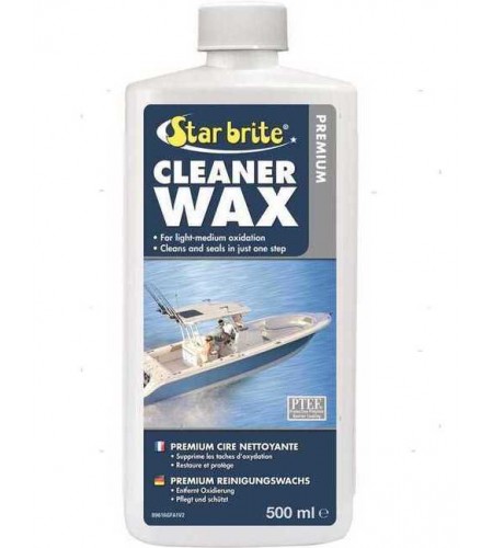 CERA DETERGENTE STAR BRITE PREMIUM CLEANER WAX 500 ML