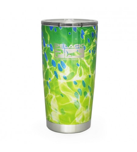 CONTENITORE TERMICO ACCIAIO 20 OZ TUMBLER DORADO GREEN