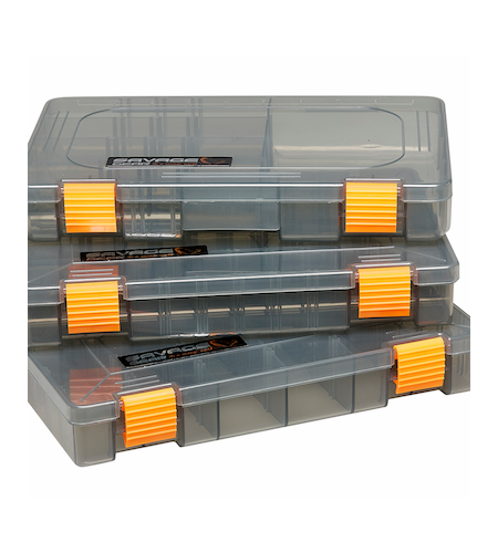Scatola Savage Gear LURES BOX 6C DEEP SMOKE 36X22.5X8 CM