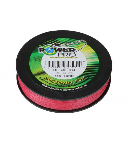 Power Pro Spectra mm 0,36 KG 30 LB 66 MT 455 Colore Rosso 4 Fili