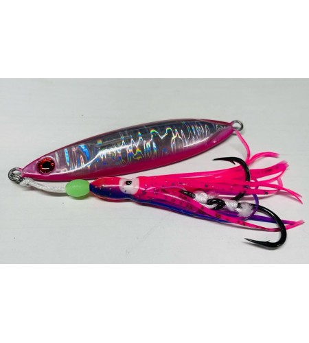 ARTIFICIALE ANKA SLOW INCIKU FISHUS GR 100 COLORE 01 PINK SILVER