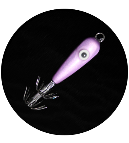 Artificiali MATAKI Squid Calamari 5 Cm Colore LILLA