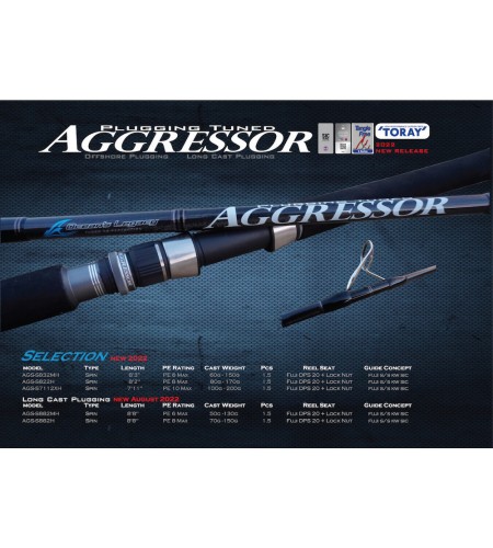 CANNA TROPICO AGGRESSOR Ocean's Legacy SPIN P 7,11 PE 10 MAX CAST 100-200 GR