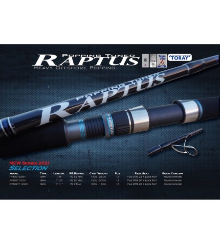 CANNA TROPICO RAPTUS Ocean's Legacy SPIN P 7,10 PE 10 MAX CAST 120-200 GR