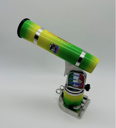 PORTA CANNE PRATIKO Girevole ZAMBO FISHING Yellow con Basetta Personalizzato