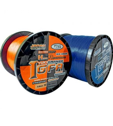 Mono FILO YUKI ORANGE IGFA TOURNAMENT 50 LB 1000 MT