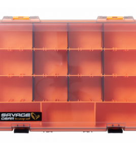 Scatola Savage Gear LURES BOX 6C DEEP SMOKE 36X22.5X8 CM
