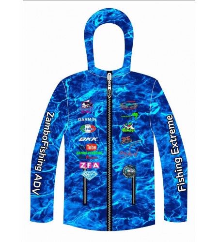 GIACCA ZFA OFFICIAL TEAM 2023 TESSUTO SOFTSHELL CON CAPPUCCIO