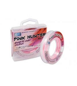FILO ASSO ASSO PINK HUNTER INVISIBLE CLEAR MM 0,405 LB 25 MT 300 FLUOROCARBON