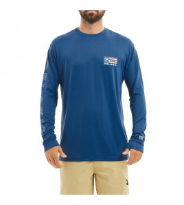 MAGLIA PELAGIC MANICA LUNGA AMERICAMO AQUATEK ICON LONG SLEVES Smokey Blue