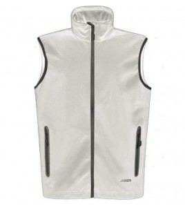 GILET MUSTO ESSENTIAL SOFTSHELL COLORE BLUE PLATINO BIANCO