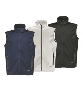 GILET MUSTO ESSENTIAL SOFTSHELL COLORE BLUE NERO