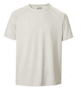 T-SHIRT MUSTO EVOLUTION SUNBLOCK 2.0 COLORE PLATINO SILVER