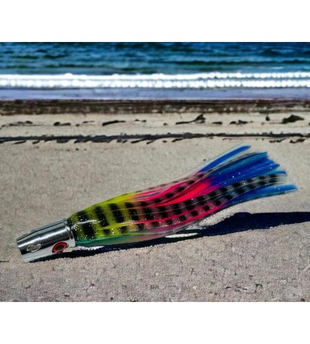 ARTIFICIALE TRAINA D'ALTURA ZFA FURBY X Aguglie Blu Marlin Vela Tonni CM 165 COLORE Rosso NERO