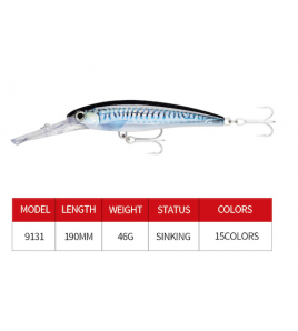 ARTIFICIALE TRAINA ZFA 160 MM 73 GR Colore Mackerel 