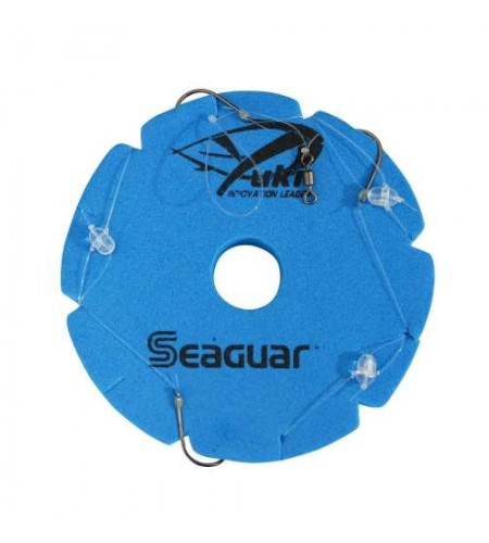 Terminale Bolentino SEAGUAR YUKI SSB2B 3 Ami N 4 LINEA MM 0,33 BRACCIOLO MM 0,26 FLUOROCARBON