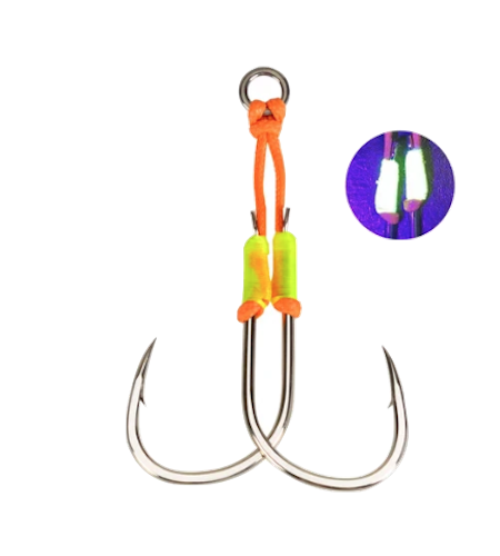 ASSIST SLOW DOG-HX ZFA 4/0 SLOW JIGGING COLORE Orange Glow