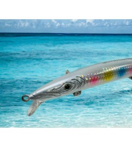 ARTIFICIALE FISHUS ESPETRON LONH MINNOW CM 11 GR 10,5 Colore RWW RAIBOW WHITE BY LURENZO