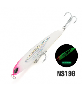 Stickbait ZFA NOSY MYTSIO Affondante CM 13 GR 81 Colore Bianco Pink