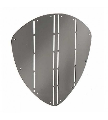 PARAPRUA IN ACCIAIO INOX CM 35x34,5 TRIAGOLARE