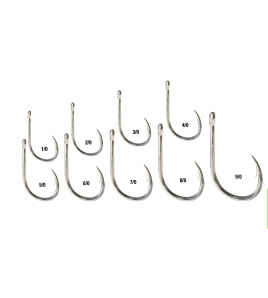 AMO MUSTAD TRAINA RINGED SOI HOOK 1/0 PEZZI 7