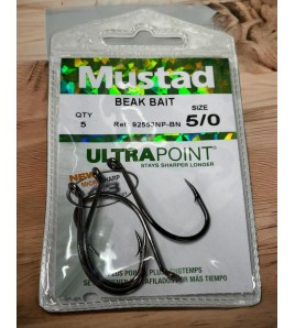 AMO MUSTAD TRAINA BEAK BAIT HOOK 6/0 PEZZI 5