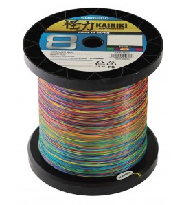 Trecciato Shimano Kairiki 8 3000 mt Multi Color 0.420mm 46.7kg