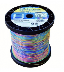 Trecciato Line Kairiki 8 3000m 0.35 mm 39,5kg Multicolor