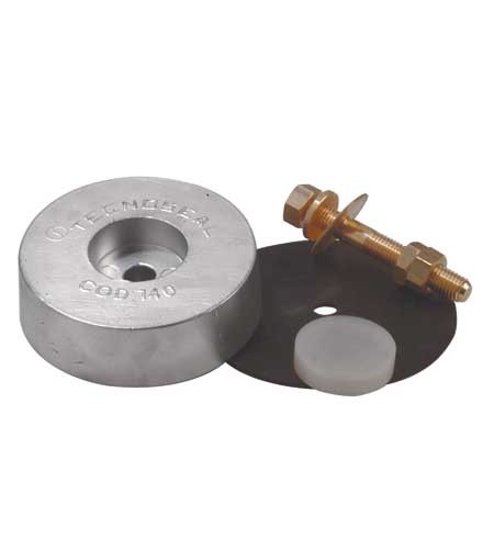 SET ANODI FLANGIA TONDA THICK MM 125 50 H 38