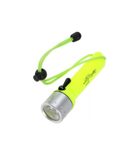 TORCIA LED DIVING GIALLA IMPERMEABILE FINO 20 MT