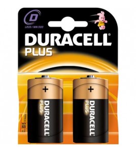 CONFEZIONE DA 2 BATTERIE DURACELL D