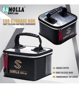 BORSA EVA BAG ZFA Samolla Quadro Fishing Modello M Cm 20x20x13 Black 