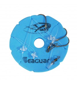 Terminale Bolentino SEAGUAR YUKI SSB5A 3 Ami N 1/0 LINEA MM 0,45 BRACCIOLO MM 0,33 FLUOROCARBON
