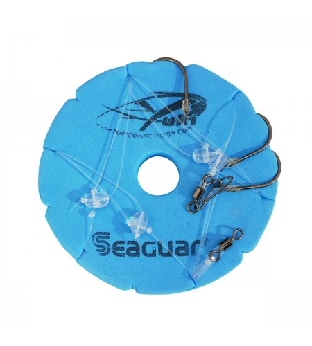 Terminale Bolentino SEAGUAR YUKI SSB5A 3 Ami N 2 LINEA MM 0,45 BRACCIOLO MM 0,33 FLUOROCARBON
